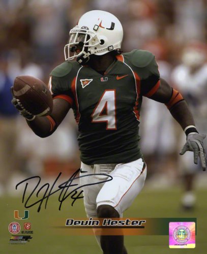 Mounted Memories Chicago Bears Devin Hester Autographed 8x10 Photograph