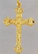 Small Crucifix - Pendant - 1 and 3/4in. Height - Byzantine Cross - IMPORTED FROM ITALY