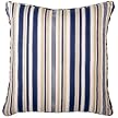 Indigo Stripe Pillow - Blue (17x17")