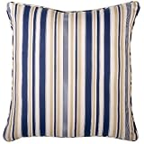 Review Sure Fit  / Indigo Stripe Pillow - Blue (17x17