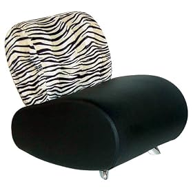 Kid's Broadway Chair - Zebra  Black