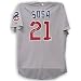 Sammy Sosa Chicago Cubs Framed Autographed Grey Majestic Jersey