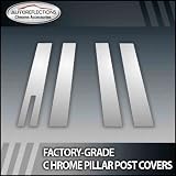 04-09 Lincoln Aviator 4Pc Chrome Pillar Post Covers Chrome Pillar Post Covers W ... 