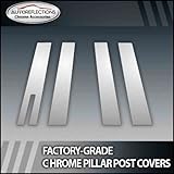 IMAGE OF 04-09 Lincoln Aviator 4Pc Chrome Pillar Post Covers Chrome Pillar Post Covers W/ Keypad Cutout