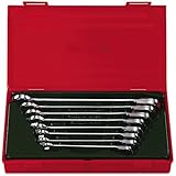 Blackhawk By Proto BW-1400 12 Point Reversible Ratcheting Combination Wrench Set, 8-Piece