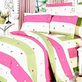 IMAGE OF Blancho Bedding - [Colorful Life] 100% Cotton 5PC MEGA Comforter Cover/Duvet Cover Combo (Twin Size)