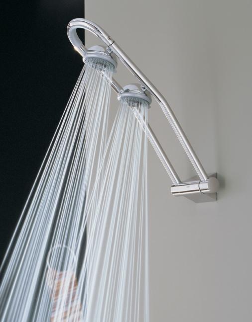 GROHE 27 007 000 Freehander Dual Head Shower System, Chrome Shower