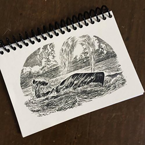 Whale "Thar She Blows" Blank Notebook