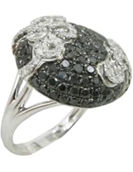 14k White Gold  2.1ctw Diamond Cocktail Ring 10945 Size 8