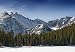 Bear Lake, Rocky Mountain National Park, Colorado. from left to right: Storm Peak, Long's Peak, Pagoda Mountain & Chiefs Head Peak - 16"x20" Photographic Print by Brendan Reals