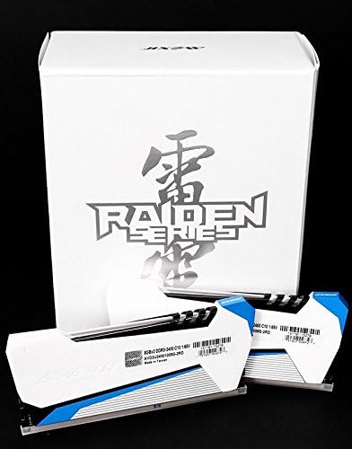 AVEXIR DDR4 16G (8Gx2) PC4-24000 CL16 RAIDEN Blue LED Plasma Tube Light Memory (AVD4Z1U30001608G-2RD)