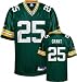 Men`s Green Bay Packers #25 Ryan Grant Team Replica Jersey - 2XL