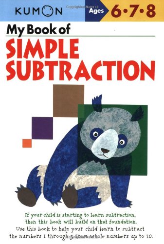 My Book of Simple Subtraction (Kumon Workbooks)