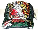 Ed Hardy - Ed Hardy Black Rhinestone Cap - Tiger Design