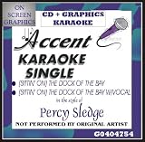 Accent Karaoke CD+G Single Sitting On The Dock Of The Bay by Percy Sledge ( Audio CD ) - B001S2EK4G