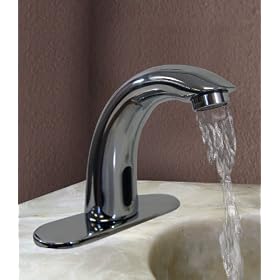 New Chrome Hands Free Automatic Electric Sensor Faucet