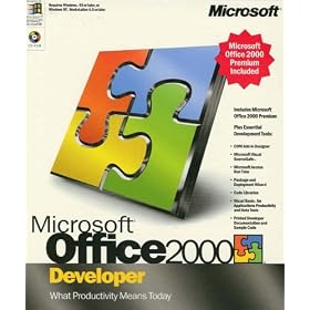 Microsoft Office 2000 Developer