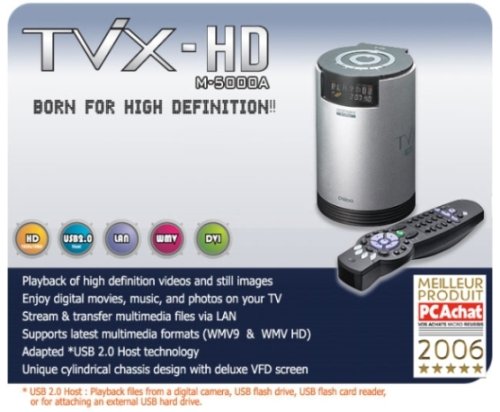 Childrens Toyshop  Electronics : DVICO - TVIX HD M-5000U External Hard Drive Mediaplayer 320 GB USB 2.0