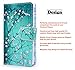 Coolpad Rogue Case, NageBee - Design Dual-Use Flip PU Leather Fold Wallet Pouch Case Premium PU Leather Wallet Flip Case for Coolpad Rogue (Wallet Plum Blossom)