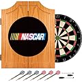 Trademark NASCAR7000 Dart Board Cabinet With Officially Licensed NASCAR Logo, NASCAR