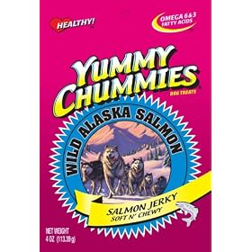 Arctic Paws Salmon Jerky 4-Ounce Yummy Chummies Jerky Treats by Arctic Paws