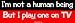 I'm not a human being But I play one on TV MINIATURE Sticker
