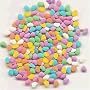 Hearts Cake Decorations - HEART PASTELS EDIBLE Candy Confetti Sprinkles for Cakes, Cupcakes & Cookies