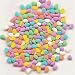 Hearts Cake Decorations - HEART PASTELS EDIBLE Candy Confetti Sprinkles for Cakes, Cupcakes & Cookies