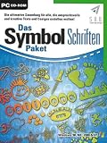Das Symbol Schriften Paket