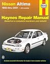 Haynes Nissan Altima 1993-2001 Repair Manual