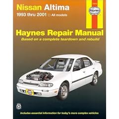 Nissan Altima Automotive Repair Manual: 1993 to 2001 (Haynes Automotive Repair Manuals)