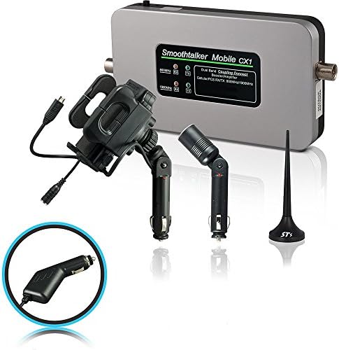 Smoothtalker Mobile CX1 23dB Cellular Booster Kit with Universal Charging Holder and 3" Magnetic Antenna