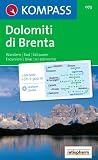 Carte touristique : Dolomiti di Brenta, Via delle Bocchette