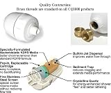 Rainshowr Cq1000 Dechlorinating Shower Filter to Use with Your Own Shower Head
