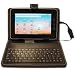 New 7" Inch Black Leather Look Case + USB Keyboard With Free Stylus & Stand Feature For Protection Of Your 7" Tablet PC ePad aPad Device