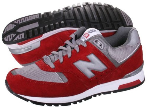 NEW BALANCE 578 Mens Running Shoes Wide 2E EE Red Grey