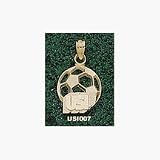 Southern Indiana Screaming Eagles USI Soccer Ball Pendant - 14KT Gold Jewelry
