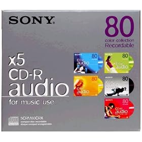 Sony 5CRM80 CD-R Recording Media