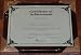 Certificate of Achievement Display Frame - Walnut with Copper-tone Rivets