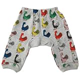 Mademoiselle papillon 3/4 Length Colorful Swan Monkey Pants