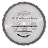 Freud LU89M015 15-Inch 108 Tooth Non-Ferrous Metal Cutting Saw Blade with 1-Inch Arbor