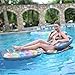 Babrit Pool Lounger Swimming Inflatable Raft Folding Pool Float for Beach