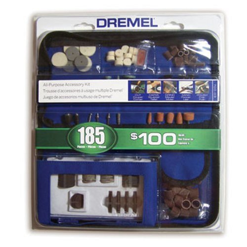 Dremel 700-03 185 Piece General Purpose Rotary Tool Accessory Kit With Case