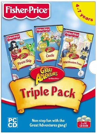 Fisher Price Great Adventure Triple Pack (Pirate, Castle, Western)
