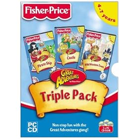 Fisher Price Great Adventure Triple Pack (Pirate, Castle, Western)