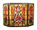Victorian Stained Glass Fireplace Screen