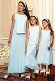 Girls Sheer Crinkle Dress