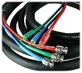 BetterCables 12M (39.36 ft) REFERENCE 3-Channel Silver Serpent Component Video Cable RCA/BNC