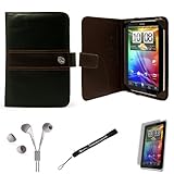 Black Brown Protective Slim and Durable Professional Faux Leather Portfolio ....