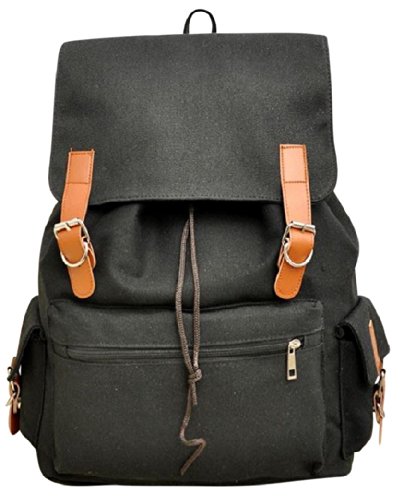 AM Landen Medium Size Canvas Backpack School Bag Travel Bag Ship From US